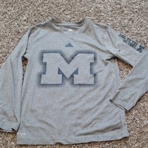 Adidas climalite long sleeve Michigan shirt